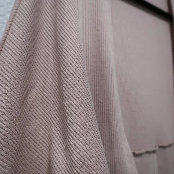 Simply Noelle Open Cardigan Womens Knit Sweater Baggy Relaxed Fit Pink L/XL - Picture 8 of 15